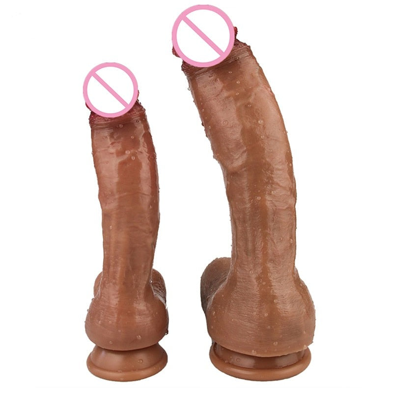 Realistic Silicone Dildo With Suction Cup