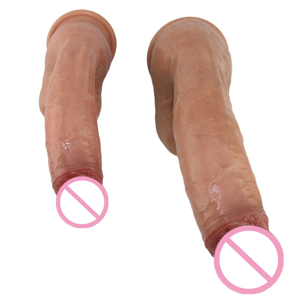 Realistic Silicone Dildo With Suction Cup