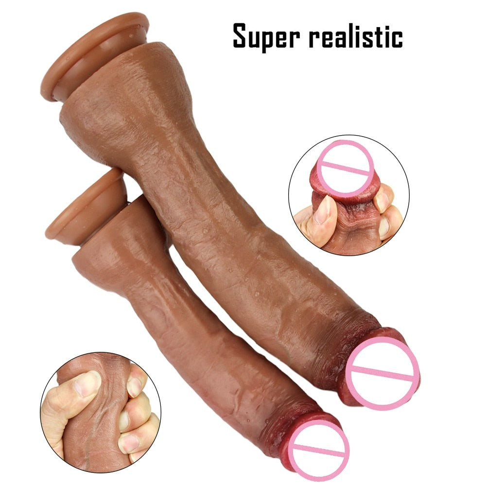 Realistic Silicone Dildo With Suction Cup