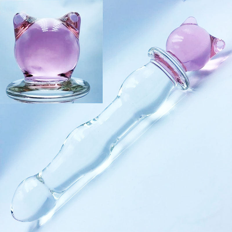 Crystal Glass Dildo (Heart, Cat, Star or Moon)