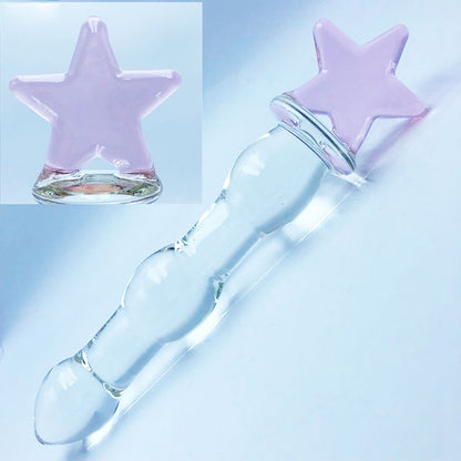 Crystal Glass Dildo (Heart, Cat, Star or Moon)