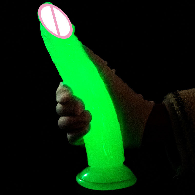 Glow-in-the-Dark Realistic Dildo with Suction Cup