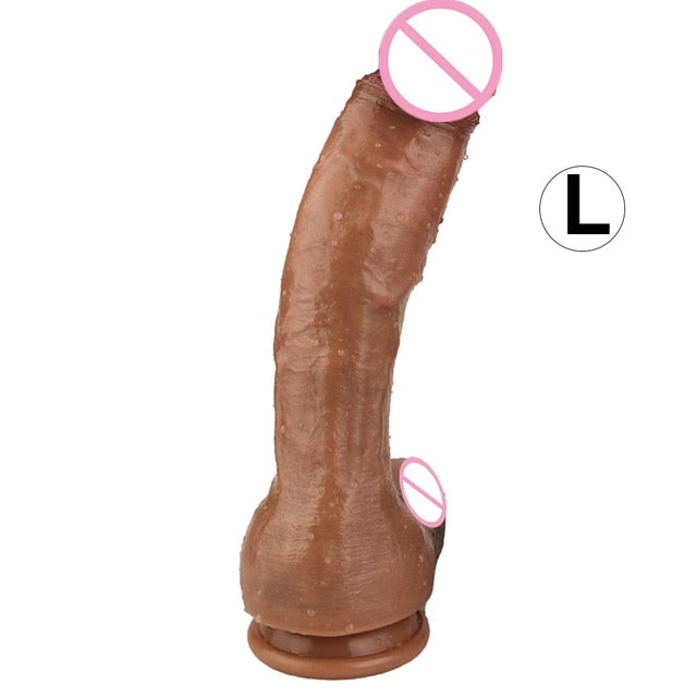 Realistic Silicone Dildo With Suction Cup